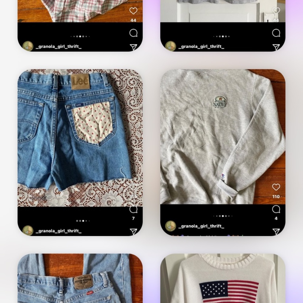 Levi's Blue Denim Shorts